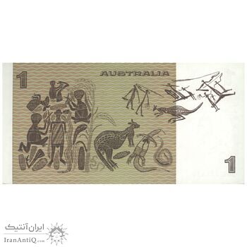 اسکناس 1 دلار بدون تاریخ (1982-1984) الیزابت دوم - RAJ, JOS - تک - UNC64 - استرالیا