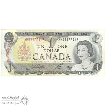 اسکناس 1 دلار 1973 الیزابت دوم - تک - AU50 - کانادا
