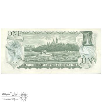 اسکناس 1 دلار 1973 الیزابت دوم - تک - AU50 - کانادا