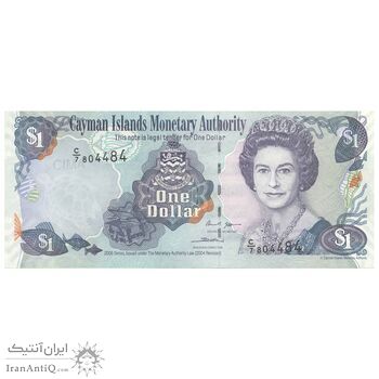 اسکناس 1 دلار 2006 الیزابت دوم - تک - UNC64 - جزایر کیمن