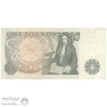 اسکناس یک پوند بدون تاریخ (1978-1981) الیزلبت دوم - آیزاک نیوتون - JBP - تک - AU50 - انگلستان