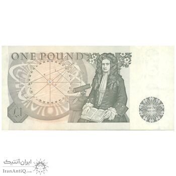 اسکناس یک پوند بدون تاریخ (1978-1981) الیزلبت دوم - آیزاک نیوتون - JBP - تک - AU55 - انگلستان
