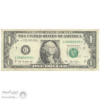 اسکناس 1 دلار 2013 جمهوری فدرال - G (شیکاگو) - تک - VF30 - آمریکا