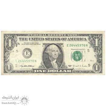 اسکناس 1 دلار 1995 جمهوری فدرال - E (ریچموند) - تک - VF35 - آمریکا