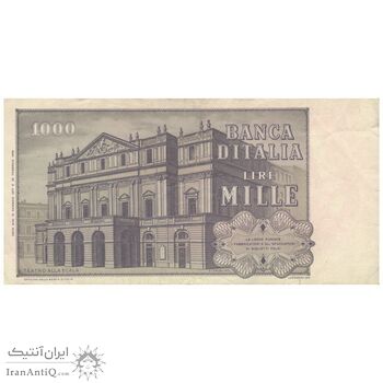 اسکناس 1000 لیر 1977 جمهوری - تک - EF40 - ایتالیا