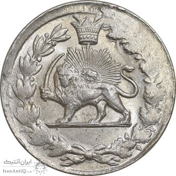 سکه 2000 دینار ارور بدون مبلغ و تاریخ خطی - MS62 - مظفرالدین شاه
