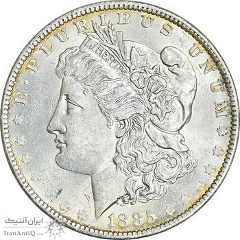 سکه یک دلار 1885O مورگان - MS63 - آمریکا