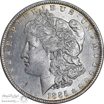 سکه یک دلار 1885O مورگان - MS63 - آمریکا