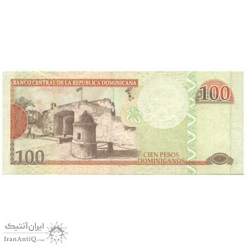 اسکناس 100 پزو 2011 جمهوری چهارم - تک - EF40 - دومینیکا