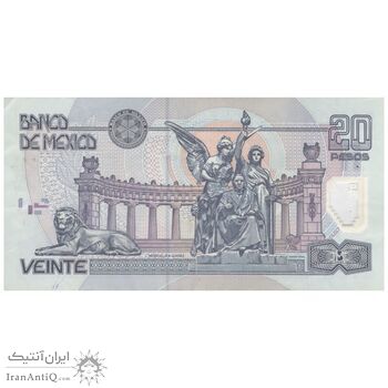 اسکناس 20 پزو 2005 جمهوری - تک - VF35 - مکزیک