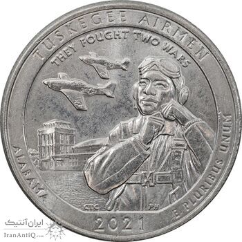 سکه کوارتر دلار 2003D ایالتی آلاباما - MS61 - آمریکا