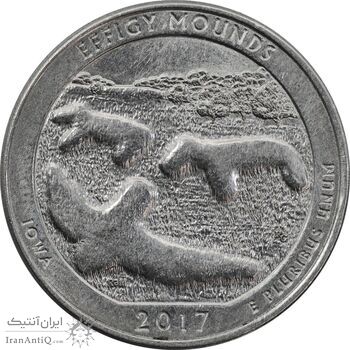 سکه کوارتر دلار 2017D - بنای یادبود افیگی موندز - AU55 - آمریکا