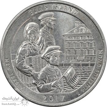 سکه کوارتر دلار 2001P ایالتی کنتاکی - AU58 - آمریکا