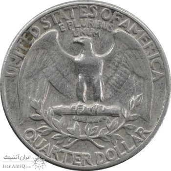 سکه کوارتر دلار 1965 واشنگتن - EF45 - آمریکا