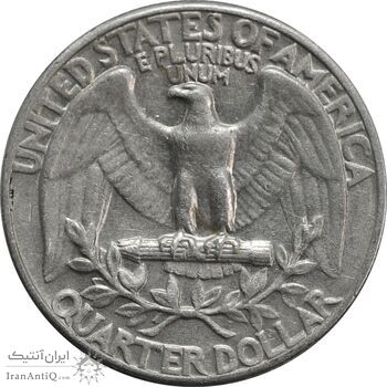 سکه کوارتر دلار 1965 واشنگتن - EF45 - آمریکا