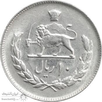 سکه 10 ریال 1353 - MS61 - محمد رضا شاه