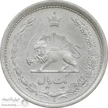 سکه 1 ریال 1310 - EF45 - رضا شاه