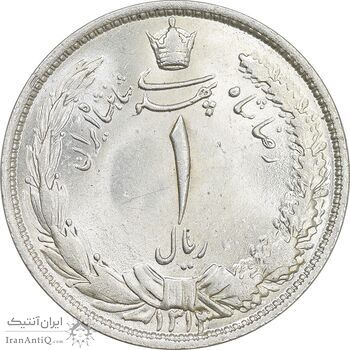 سکه 1 ریال 1313 - MS63 - رضا شاه
