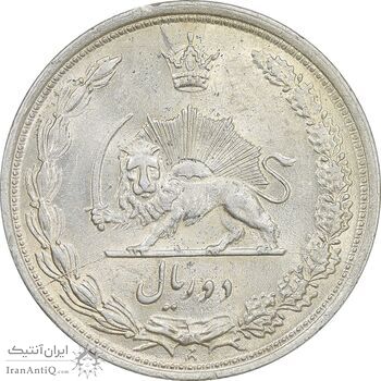 سکه 2 ریال 1313 - MS63 - رضا شاه