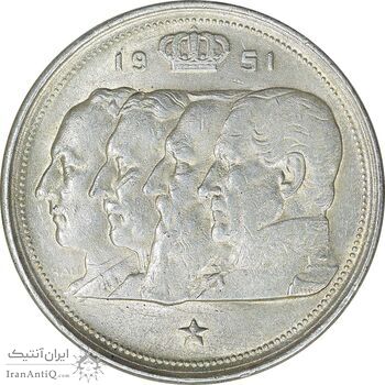 مدال 100 فرانک 1951 بودوین یکم - AU58 - بلژیک