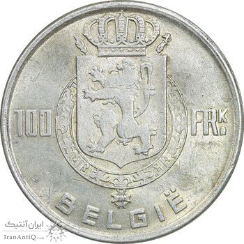 مدال 100 فرانک 1951 بودوین یکم - AU58 - بلژیک