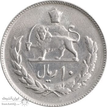 سکه 10 ریال 2535 - MS61 - محمد رضا شاه