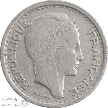 سکه 20 فرانک 1956 مستعمره فرانسه - EF40 - الجزایر