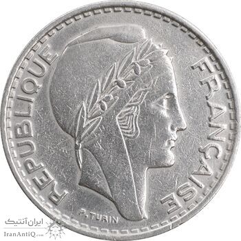 سکه 100 فرانک 1950 مستعمره فرانسه - EF45 - الجزایر