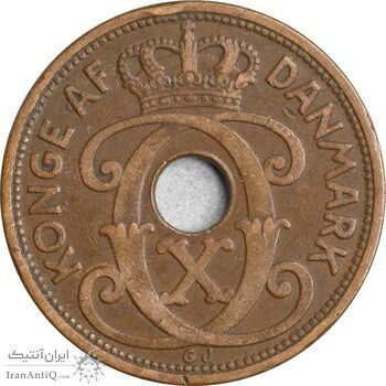 سکه 5 اوره 1928 کریستیان دهم - EF45 - دانمارک