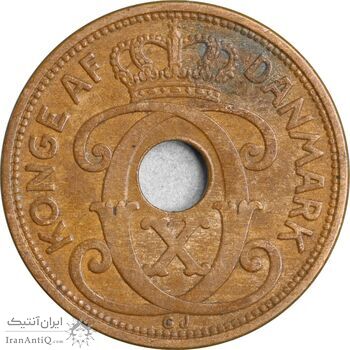 سکه 5 اوره 1937 کریستیان دهم - EF45 - دانمارک