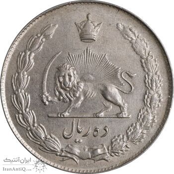 سکه 1 ریال 1344 - EF45 - محمد رضا شاه