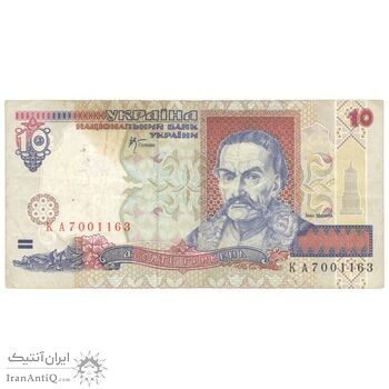 اسکناس 10 هریونیا 2000 جمهوری - تک - EF40 - اوکراین