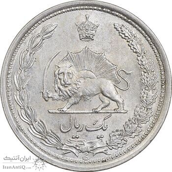 سکه 1 ریال 1312 - MS63 - رضا شاه