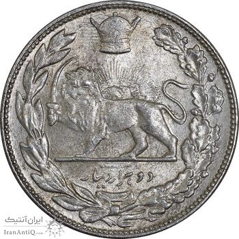 سکه 2000 دینار 1307 تصویری - MS63 - رضا شاه