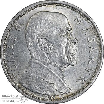 سکه 10 کرون 1928 توماس ماساریک - MS64 - چکسلواکی