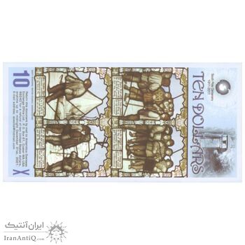 اسکناس 10 دلار 2011 دفتر مبادلات خارجی قطب جنوب - صدمین سالگرد قطب جنوب - تک - UNC66 - جنوبگان (قطب جنوب)