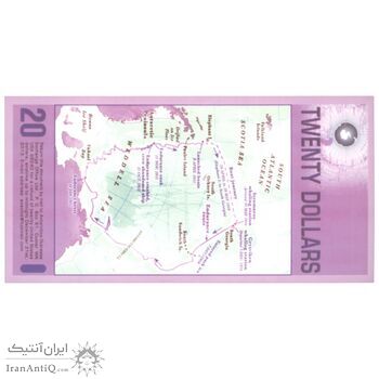 اسکناس 20 دلار 2008 دفتر مبادلات خارجی قطب جنوب - پوینت وایلد - تک - UNC64 - جنوبگان (قطب جنوب)