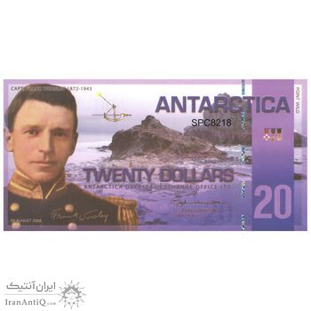 اسکناس 20 دلار 2008 دفتر مبادلات خارجی قطب جنوب - پوینت وایلد - تک - UNC65 - جنوبگان (قطب جنوب)