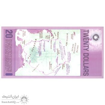 اسکناس 20 دلار 2008 دفتر مبادلات خارجی قطب جنوب - پوینت وایلد - تک - UNC65 - جنوبگان (قطب جنوب)