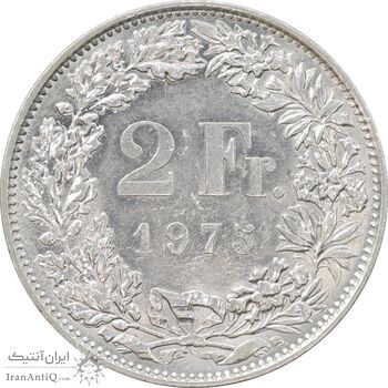 سکه 2 فرانک 1975 دولت فدرال - AU58 - سوئیس