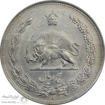 سکه 5 ریال 1310 - AU53 - رضا شاه