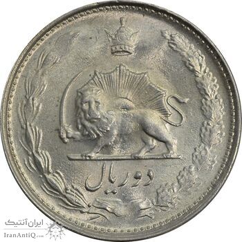 سکه 2 ریال 1327 - MS63 - محمد رضا شاه سکه 2 ریال 1327 - MS63 - محمد رضا شاه