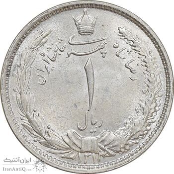 سکه 1 ریال 1313 - MS64 - رضا شاه