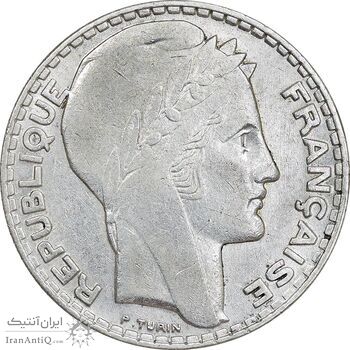 سکه 10 فرانک 1933 جمهوری سوم - AU55 - فرانسه