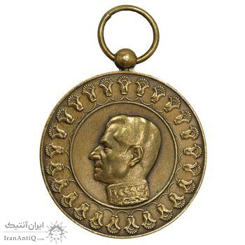 مدال یادبود آویزی بیست و پنجمین سده - روز - بدون روبان - EF - محمد رضا شاه