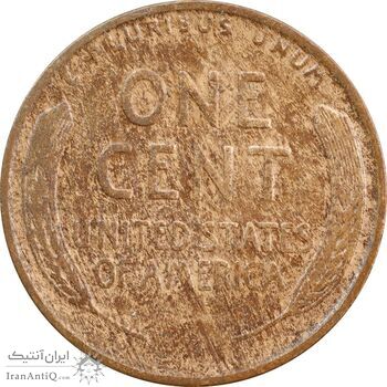 سکه 1 سنت 1934D لینکلن - EF45 - آمریکا