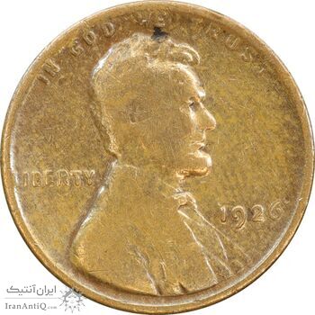 سکه 1 سنت 1926 لینکلن - VF35 - آمریکا