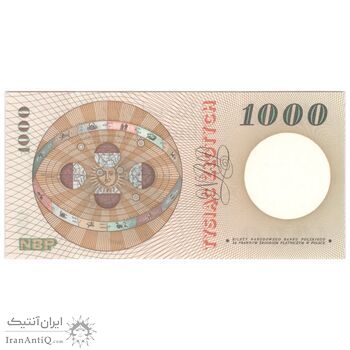 اسکناس 1000 زلوتی 1965 جمهوری خلق - تک - UNC65 - لهستان