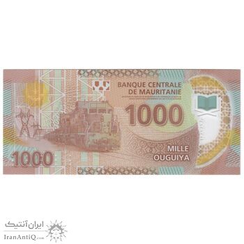 اسکناس 1000 اوقیه 2017 جمهوری اسلامی - تک - UNC66 - موریتانی