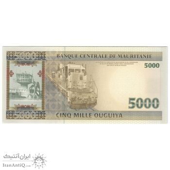 اسکناس 5000 اوقیه 2009 جمهوری اسلامی - تک - UNC63 - موریتانی